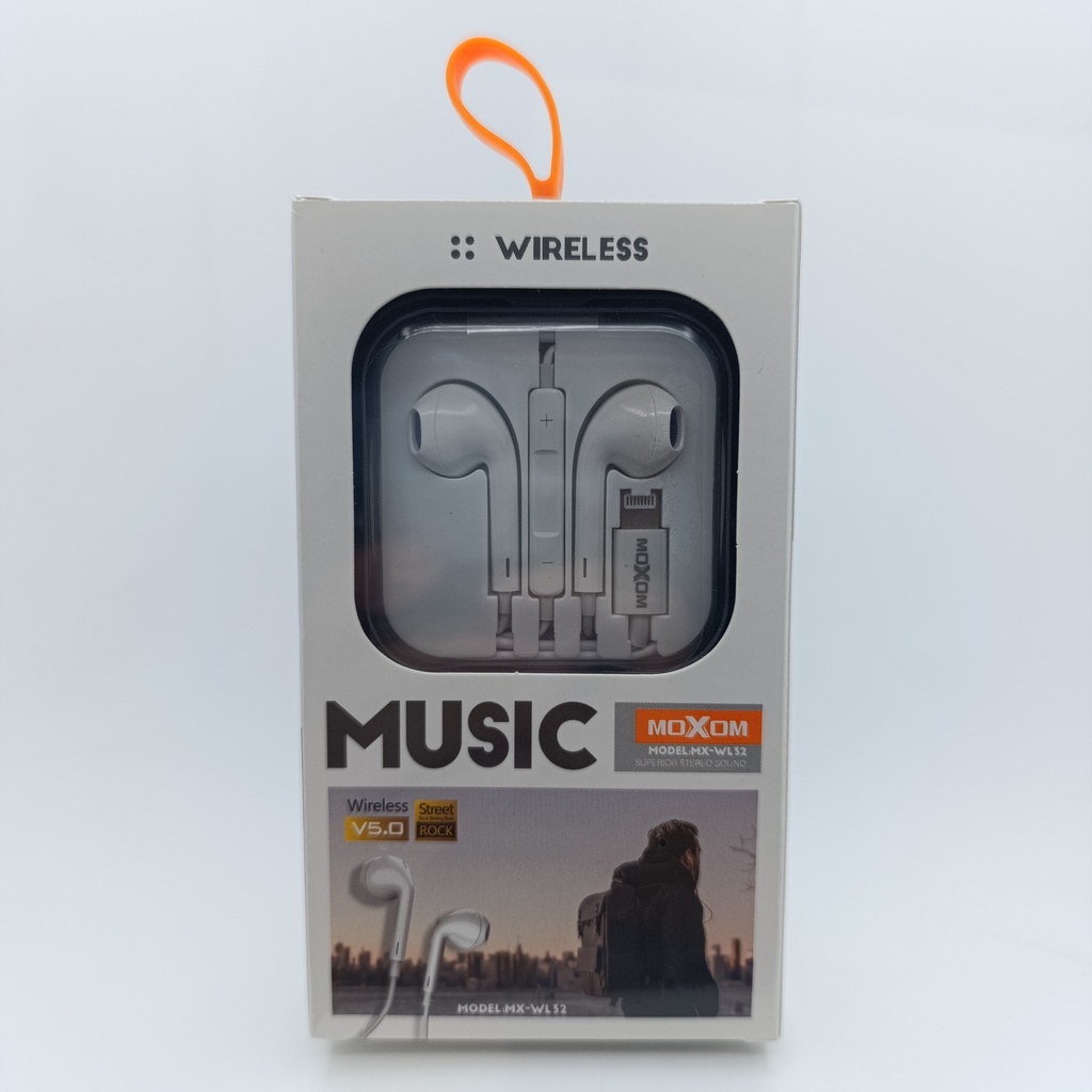 هێدفۆنی ئایفۆن MOXOM Wireless EARPHONE MX-WL32  - HER