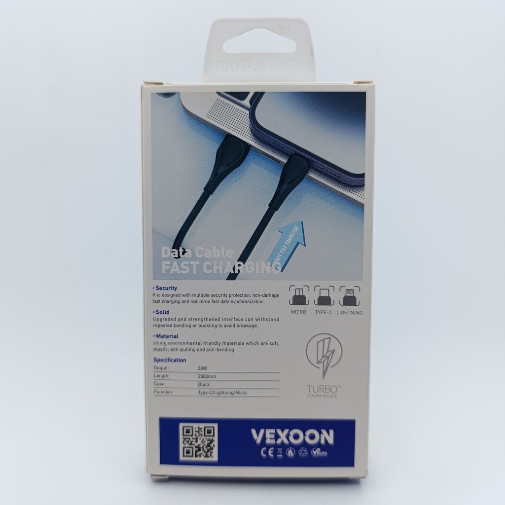 کێبل VEXOON LS682 USB To Type-C (2m) - SAN
