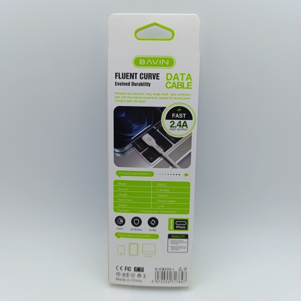 کێبلی تایپ سی BAVIN CB-222 Type-C (1m) - HER