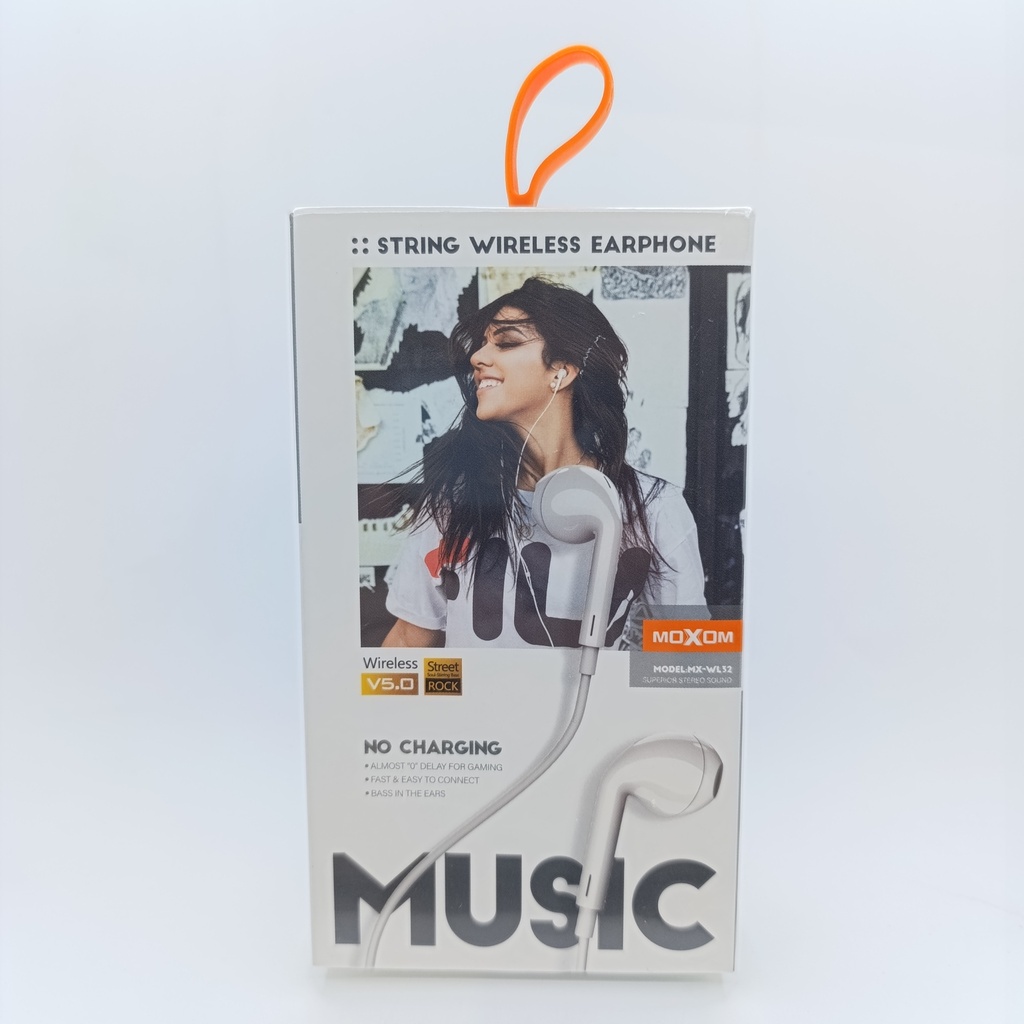 هێدفۆنی ئایفۆن بلوتوز MOXOM Wireless EARPHONE MX-WL32  