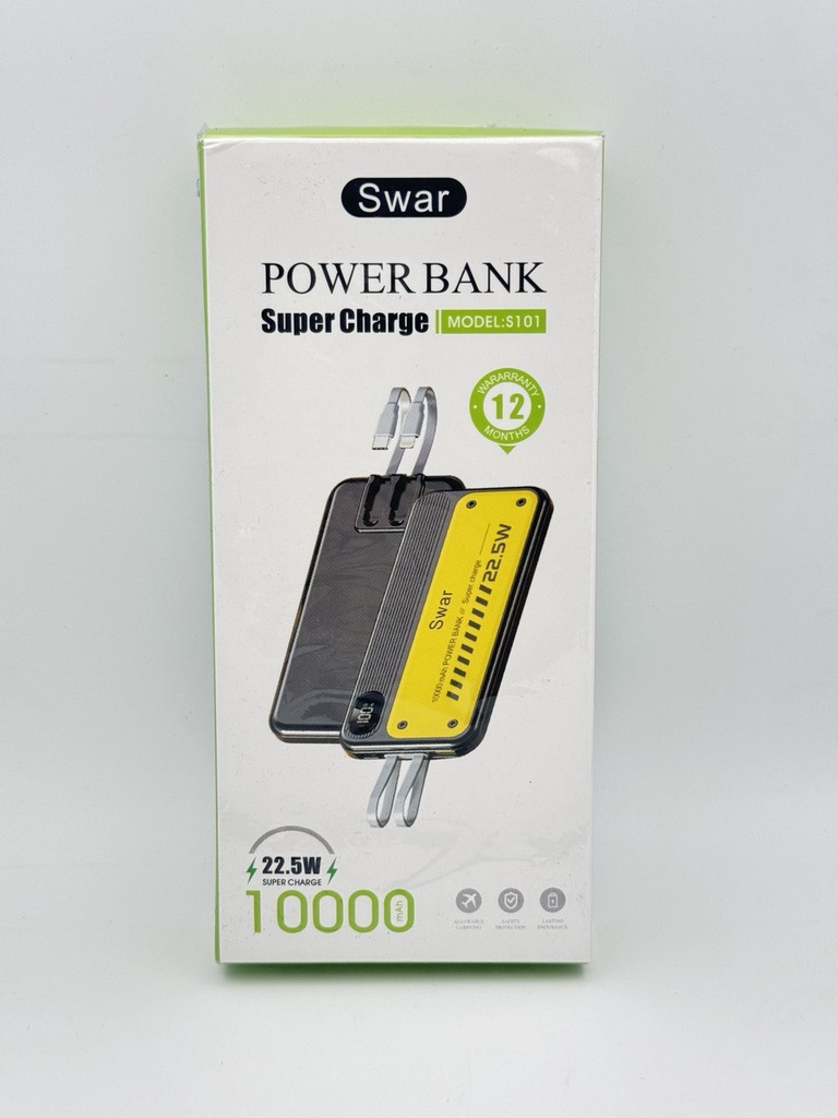 پاوەر بانک Power Bank Swar S101 10000 