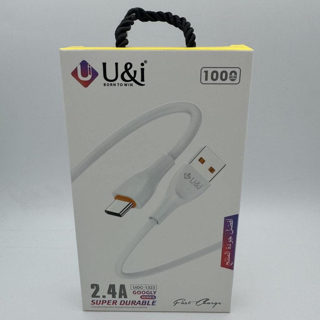 کێبلی تایپ سی U&i UiDC-1323 Type-C (1m)