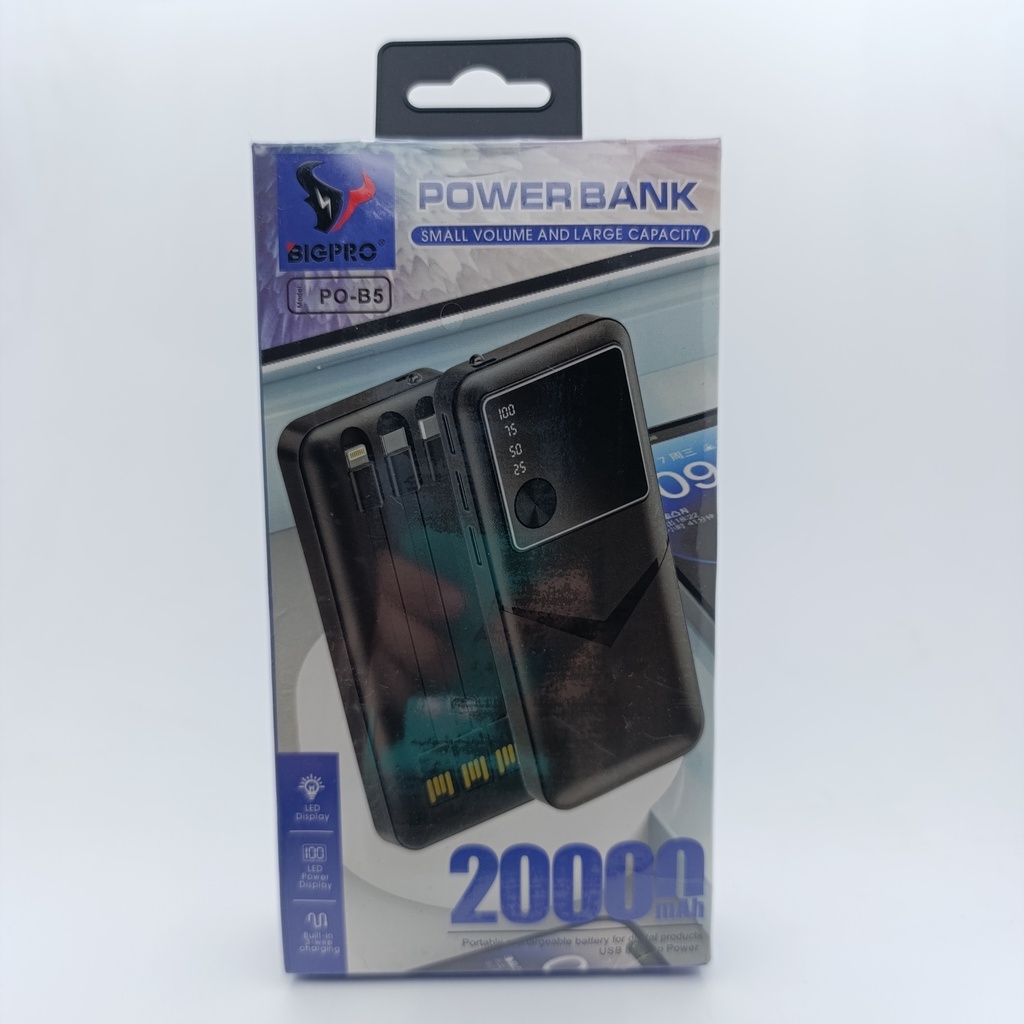 پاوەربانک BIGPRO PO-B5 Power Bank 20000mAh 