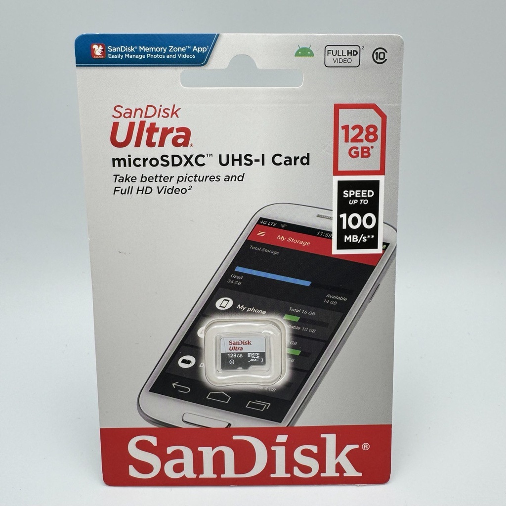 میمۆری Memory 128GB SanDisk Ultra microSDXC UHS-I Card 