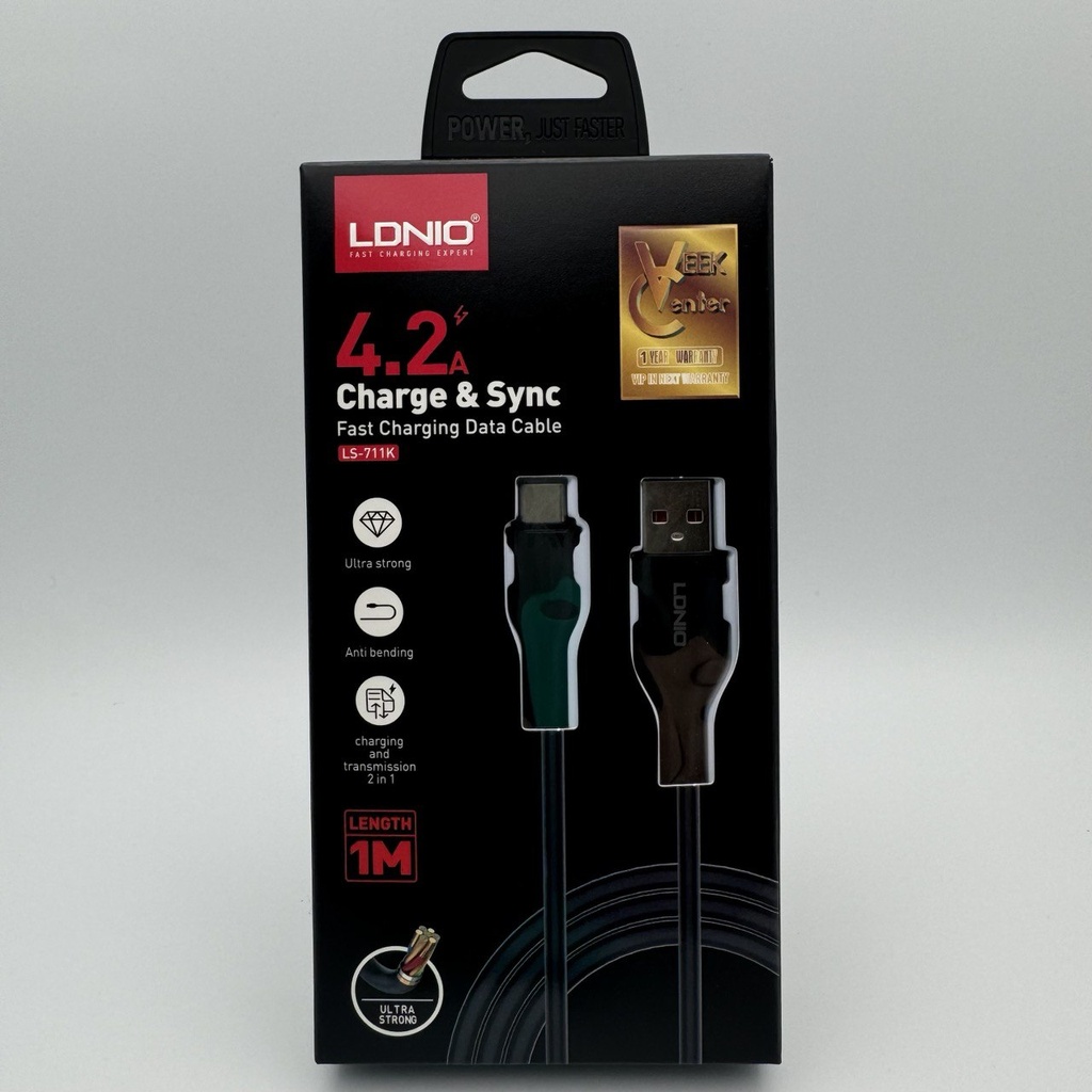 کێبل Type-C Cable (1m) LDNIO LS-711K 