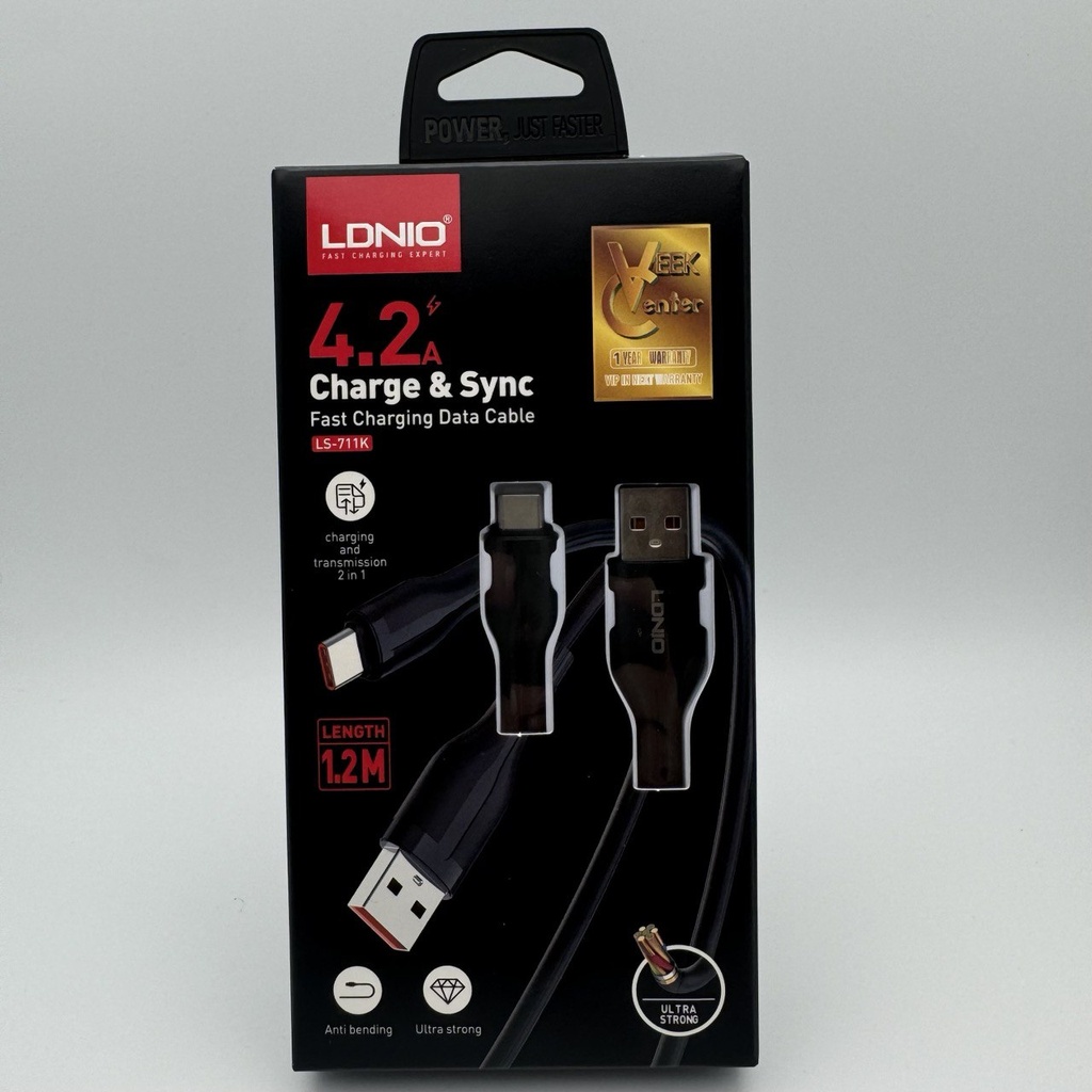 کێبل Type-C Cable (1.2m) LDNIO LS-711K 