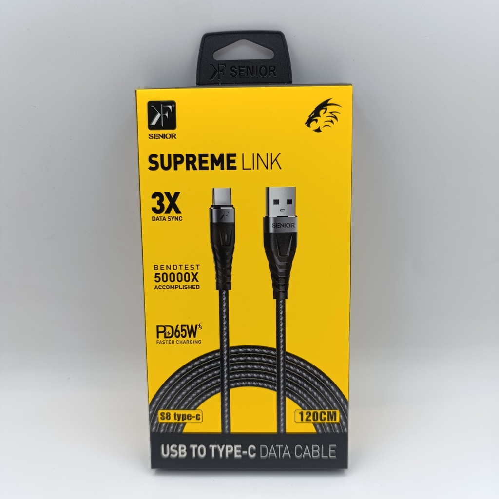 کێبل تایپ سی SENIOR S28-Type-C PD Cable (1.2m) 