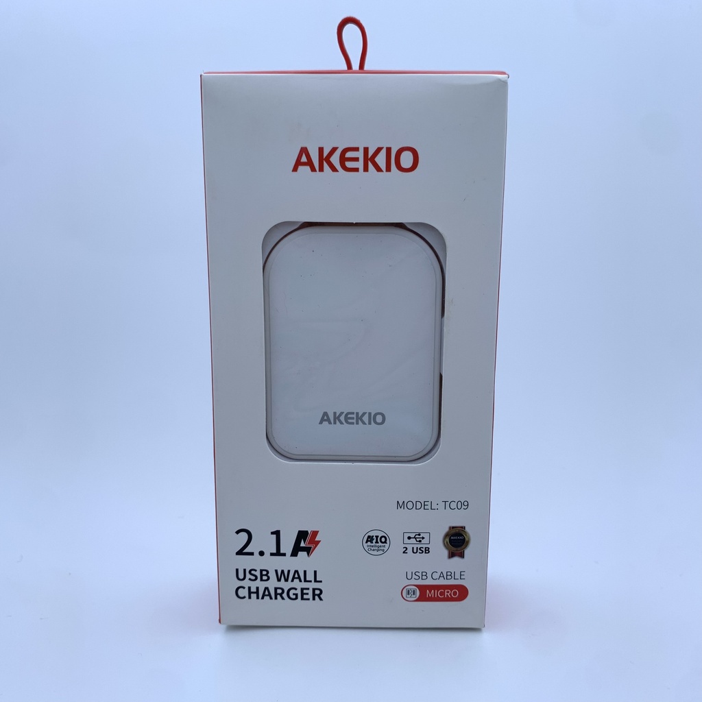 کەلەی شەحن و کێبڵ AKEKIO TC09 2USB Port Micro cable