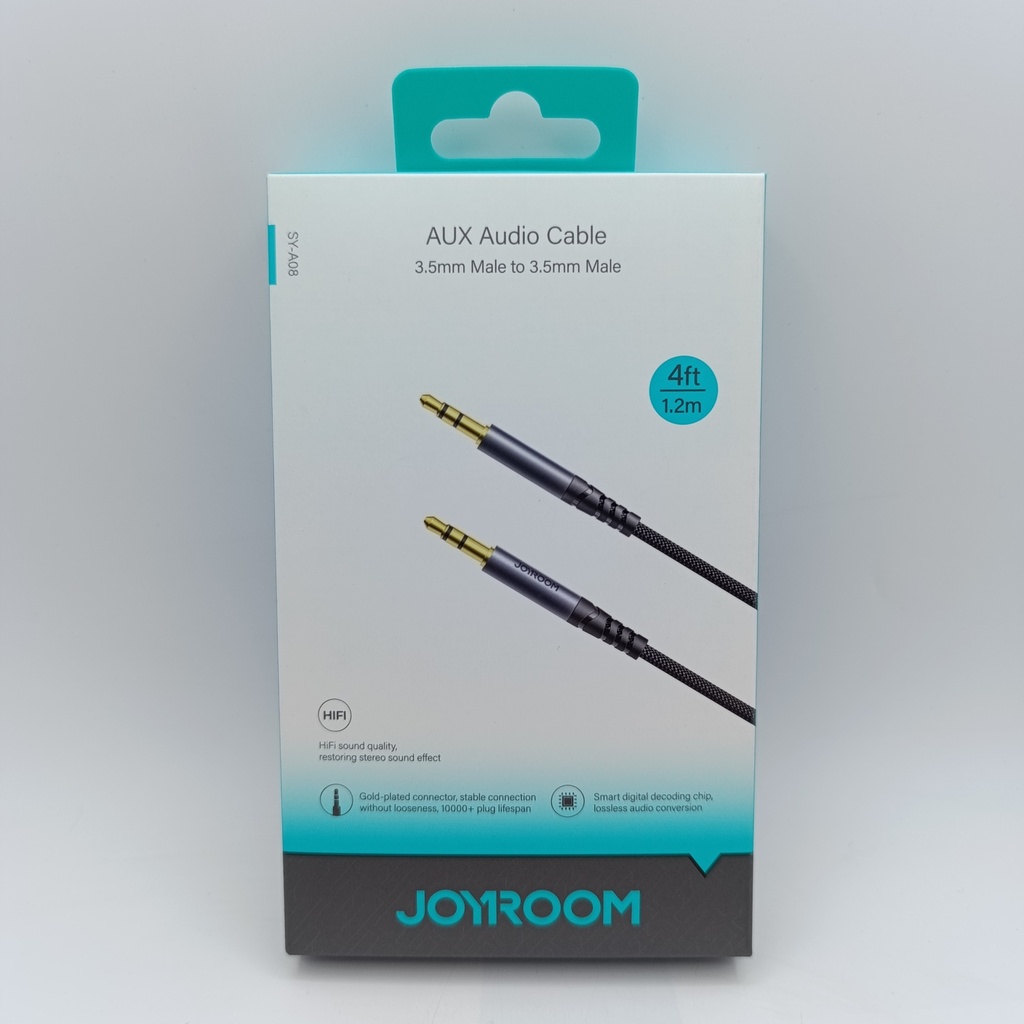 ئۆکس AUX Audio Cable (1.2m) JOYROOM SY-A08 