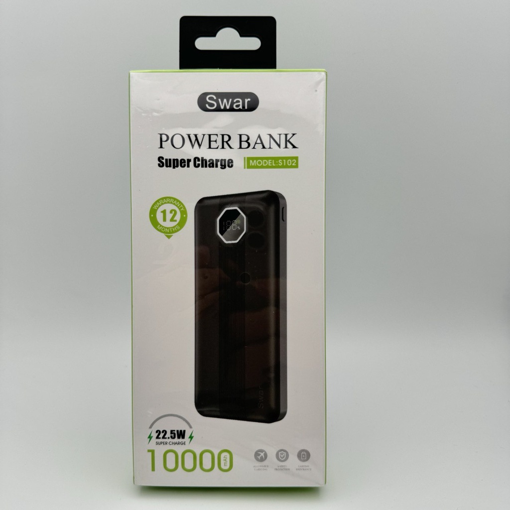 پاوەربانک بێ کێبل PowerBank Swar S102 10000mAh 