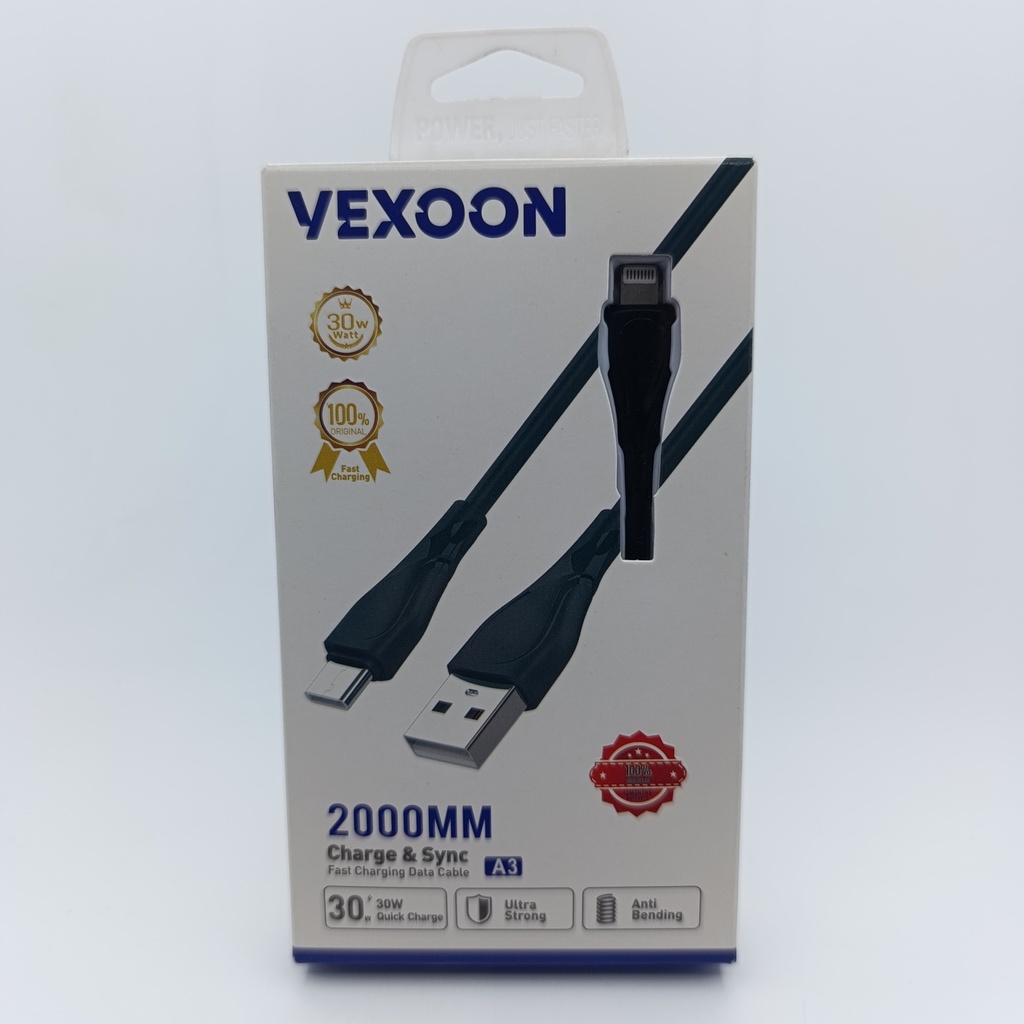 کێبل VEXOON A3 USB To Lightning (2m) 