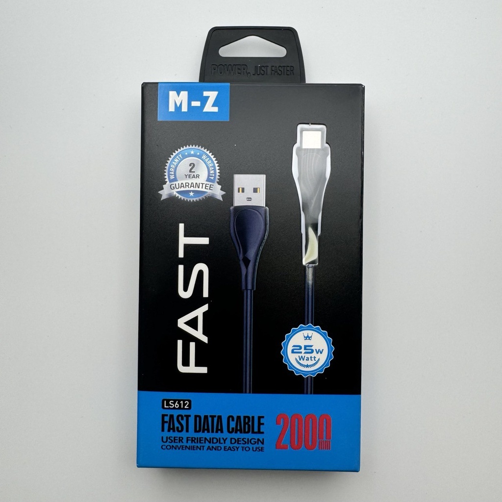 کێبڵی تایپ سی Type-C Cable (2m) 25W M-Z LS612 