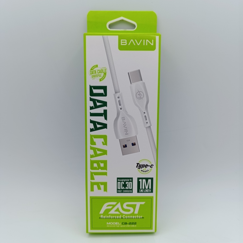 کێبل تایپ سی Type-C BAVIN CB-222 (1M) 
