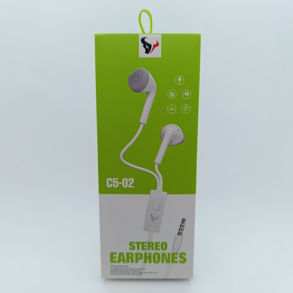 هێدفۆنی کێبل C5-02 STEREO EARPHONES 