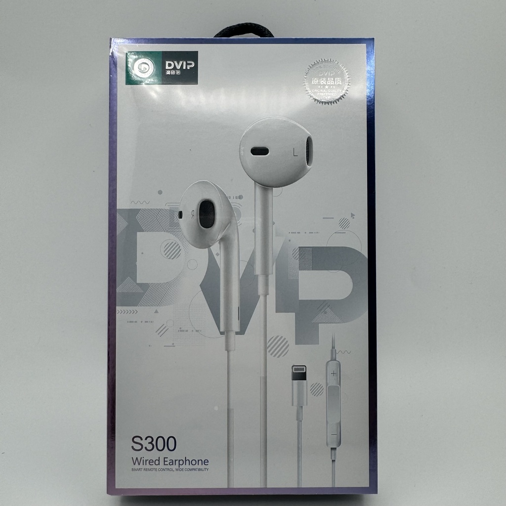 هێدفۆنی کێبل ئایفۆن DVIP S300 Lightning Headphone 