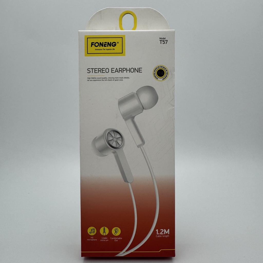 هێدفۆنی کێبل FONENG T57 Headphone (1.2m) 