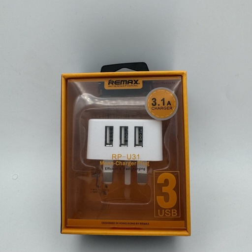 [150] کەلە شحن ریماکس REMAX RP-U31 3USB 