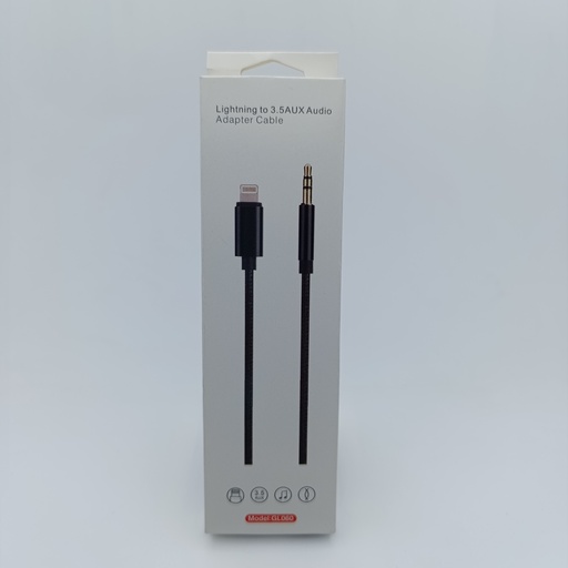 [17] کێبلی ئایفۆن بۆ ئۆکس GL060 Lightning to Aux Cable (1m) 