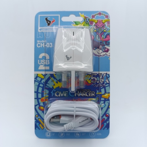 [6] شەحن کامل CH-03 2xUSB Charger 