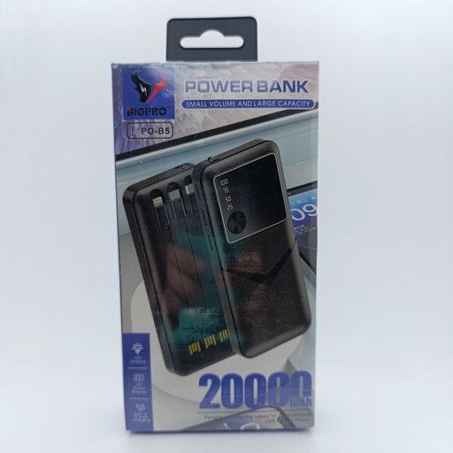 [2] پاوەربانک BIGPRO PO-B5 Power Bank 20000mAh 