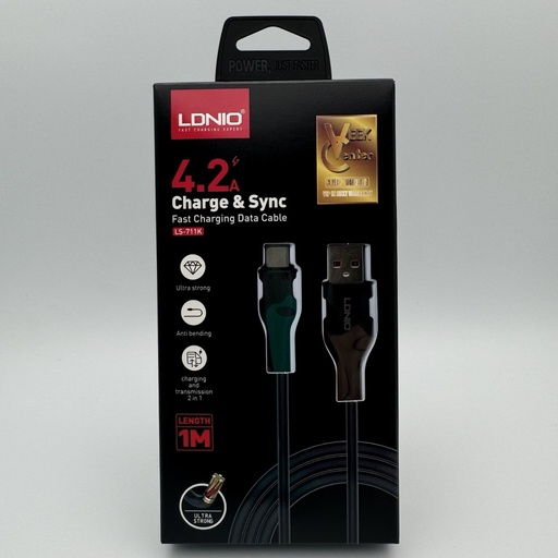 [14] کێبل Type-C Cable (1m) LDNIO LS-711K 