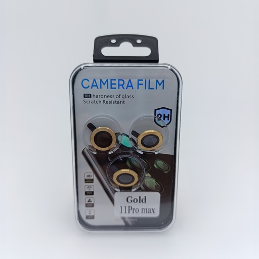 [12] درعی کامیرە Camera Film Protector IPhone 11 Pro Max Gold 