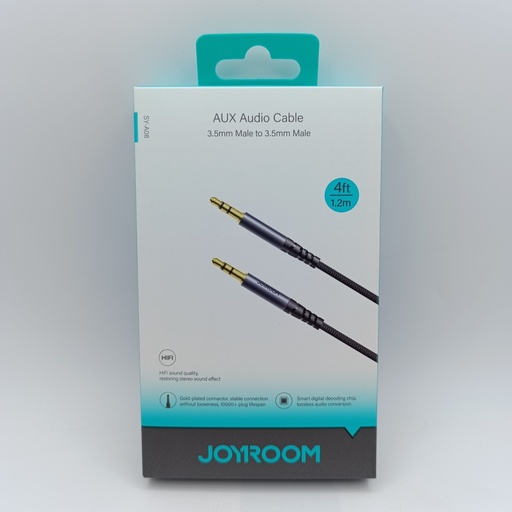 [168] ئۆکس AUX Audio Cable (1.2m) JOYROOM SY-A08 