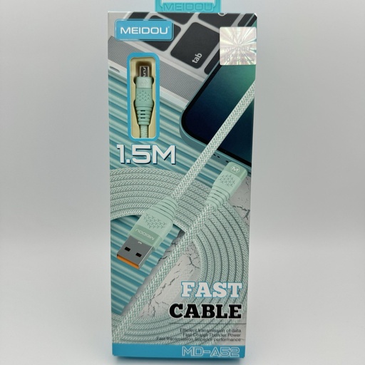 [106] کێبل MEIDOU MD-A52 USB To Micro (1.5m) - SAN