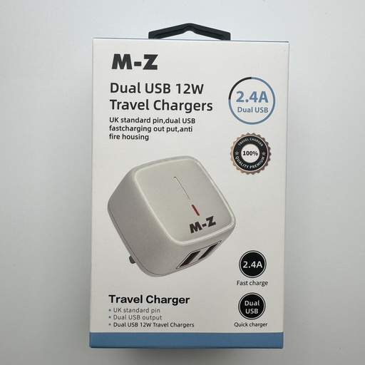 [386] کەلە شەحن 2 USB 12W Charger M-Z 