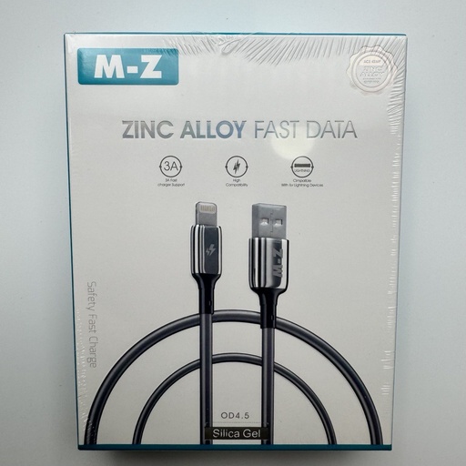 [342] کێبڵی ئایفۆن Lightning Cable M-Z ZINC ALLOY 