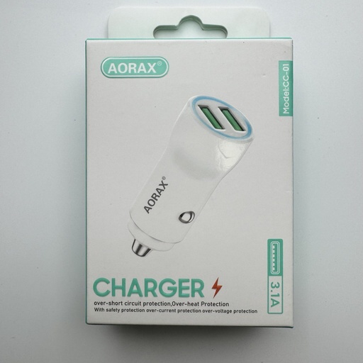 [384] کەلە شحنی سەیارە AORAX CC-01 Car charger 