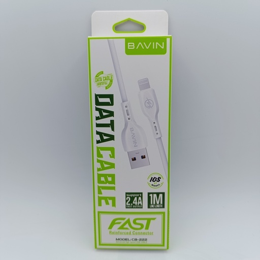 [109] کێبل ئایفۆن Lightning BAVIN CB-222 (1M) 