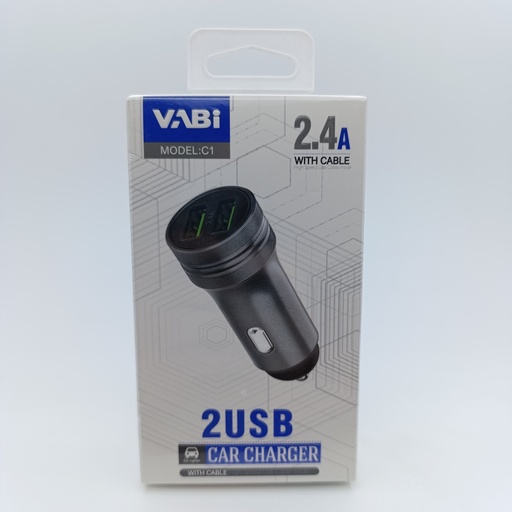 [64] شەحنی کامل ناو سەیارە گالاکسی VABi C1 Micro Charger 2x USB 